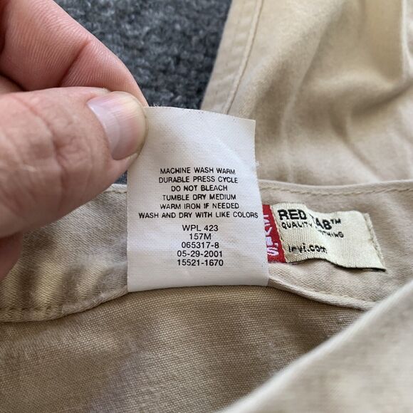 Vintage Levis 512 Jeans Womens Slim Fit High Rise Red Tab Beige Size 8 (26 x 30) - Picture 11 of 16